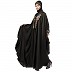 Designer Irani Kaftan with embroidery work- Black